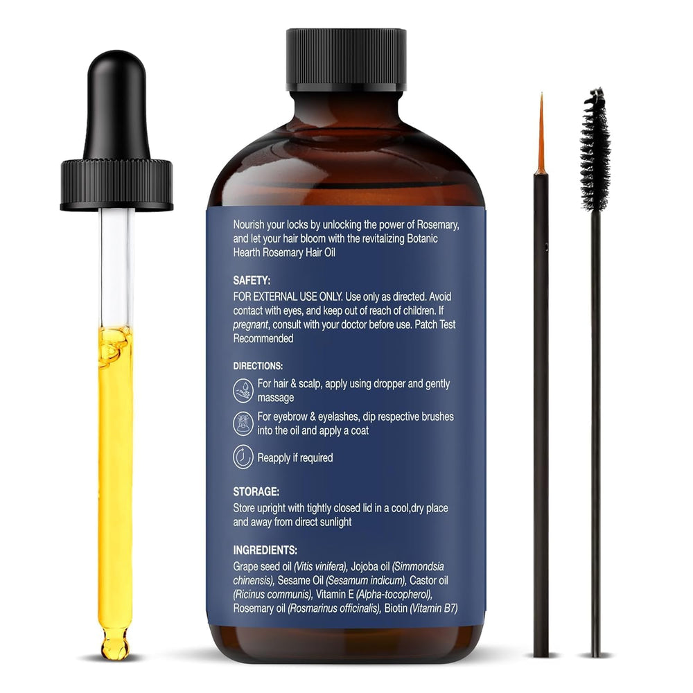 Botanic Hearth Mezcla de aceites naturales para cuidado del cuero cabelludo y cabello.