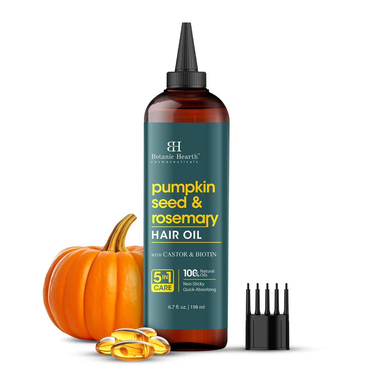 Botanic Hearth Aceite capilar crecimiento: promueve cabello más fuerte y grueso