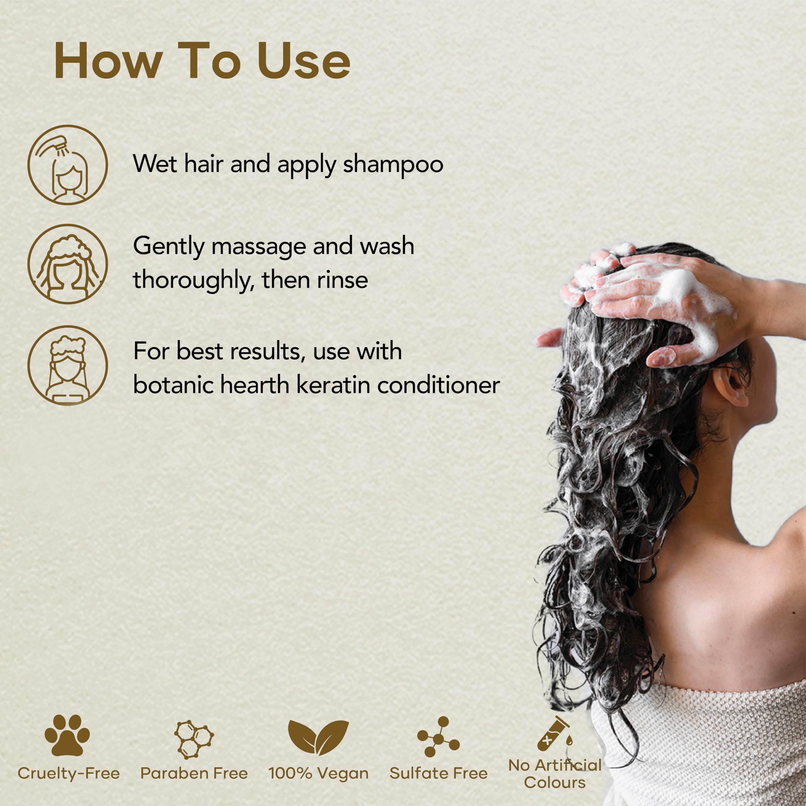 Cabello más fuerte tras usar Champú Keratina Botanic Hearth
