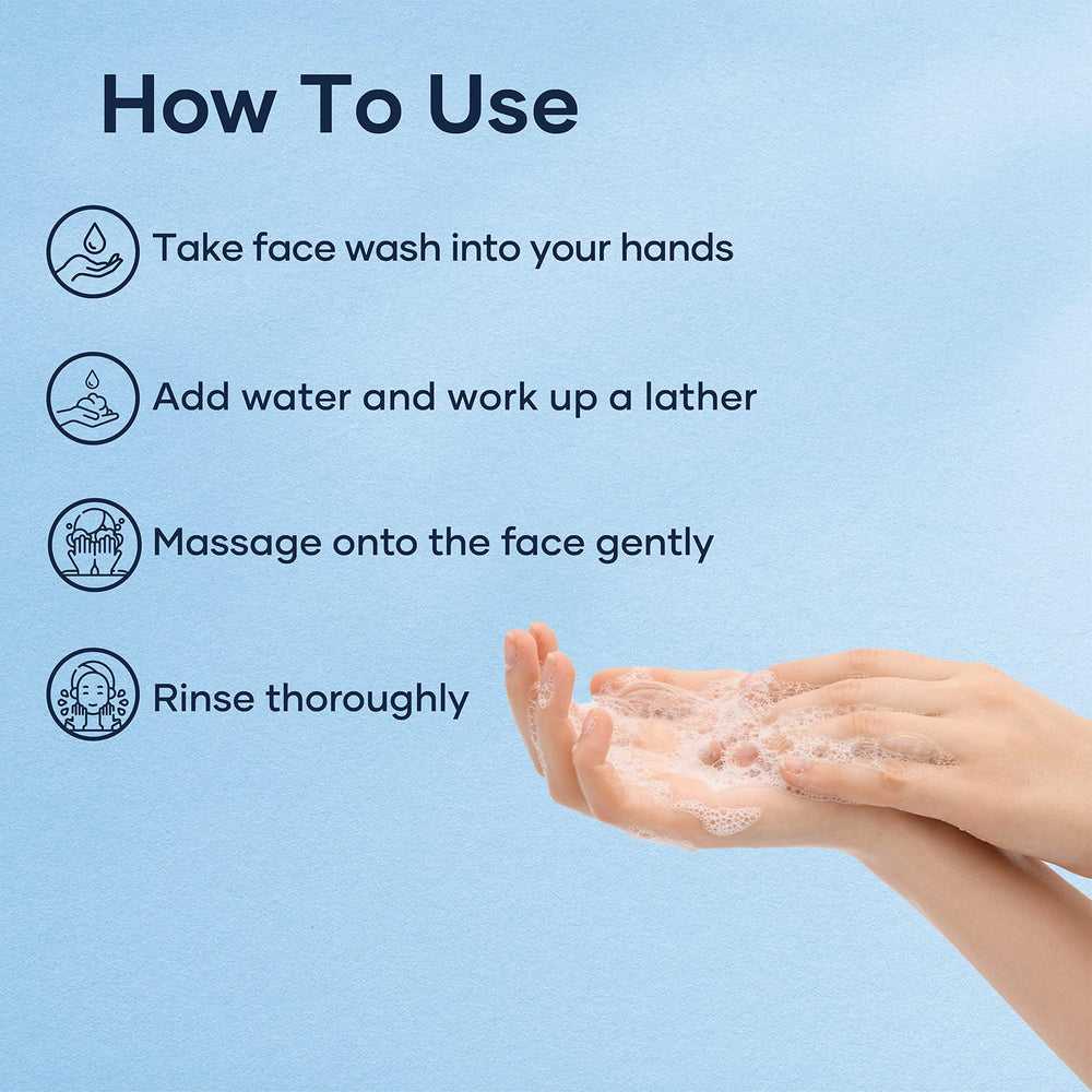 Botanic Hearth Tea Tree Face Wash envase de 16 oz para casa.