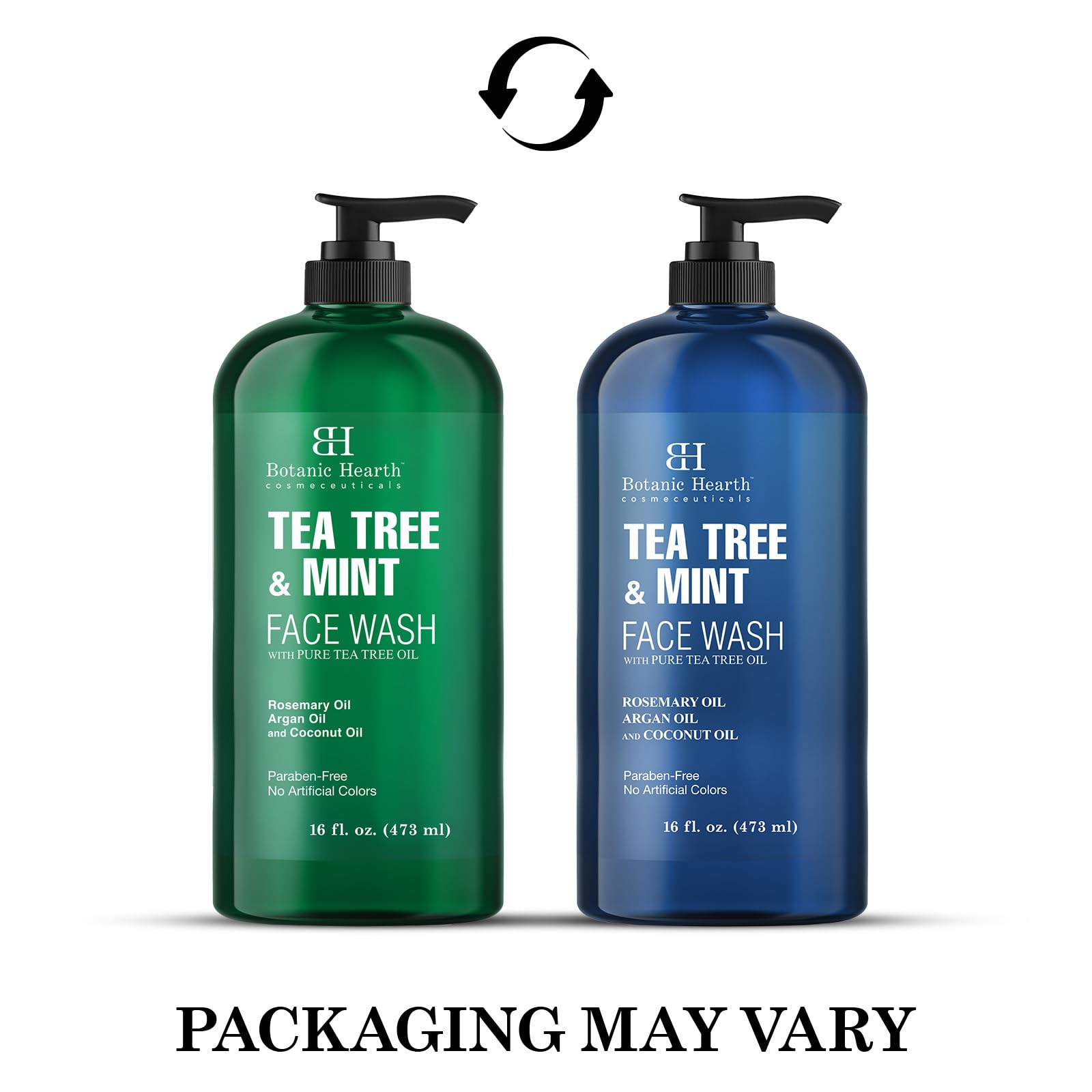 Botanic Hearth Tea Tree Face Wash espuma cremosa limpia suavemente.