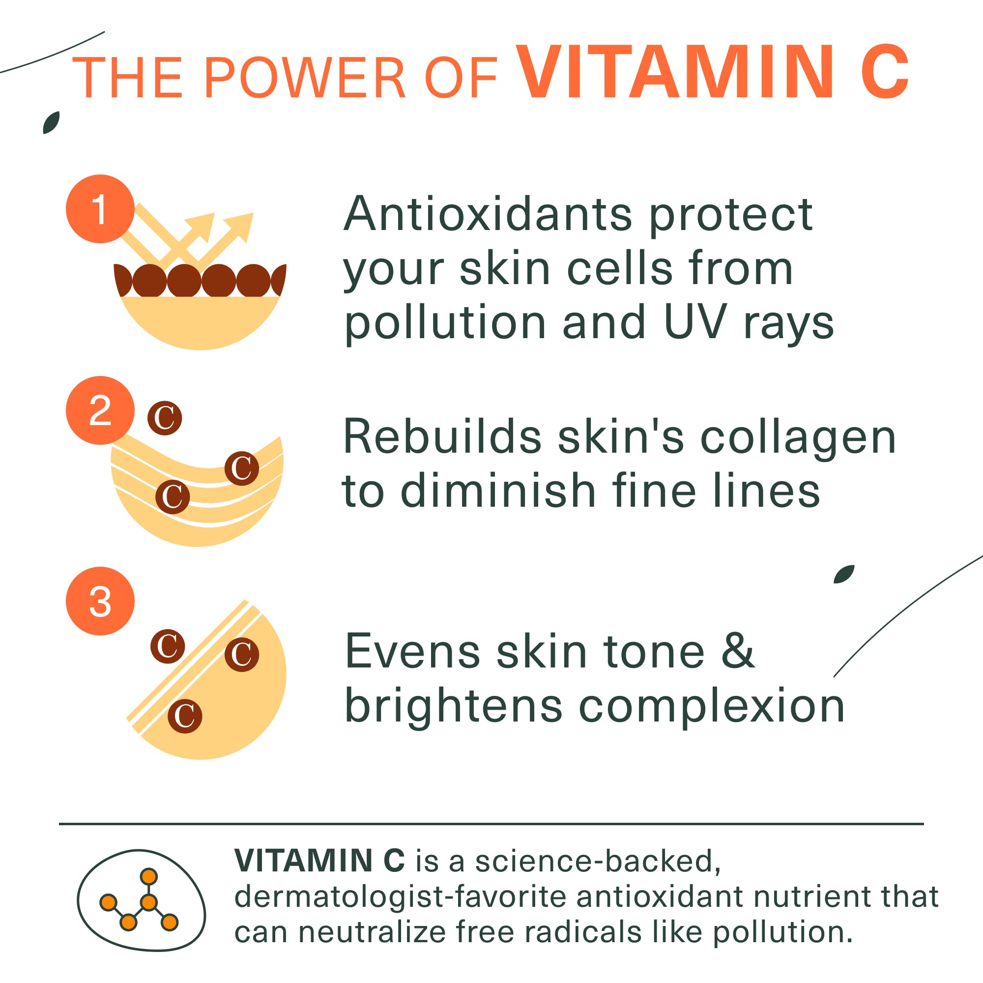 Botanic Tree Limpiador Vitamina C, textura cremosa para limpieza suave diaria