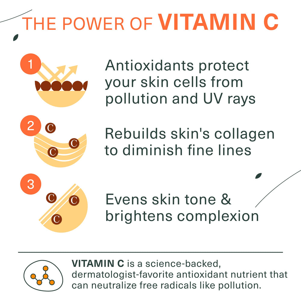 Botanic Tree Limpiador Vitamina C, textura cremosa para limpieza suave diaria