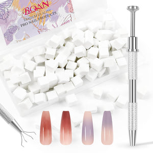 BQAN esponjas para uñas mini ombre, aplicación suave para degradados consistentes
