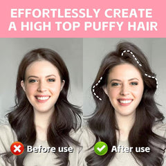 Branbox clip volumen rosa grande, sujeción firme en la raíz para más volumen.