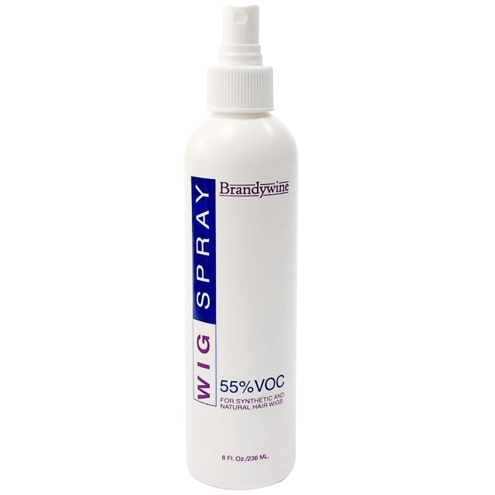 Brandywine no aerosol spray en botella para pelucas mantiene fibras limpias.