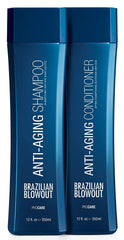 BRAZILIAN BLOWOUT champú botella: limpia suavemente y aporta brillo juvenil.
