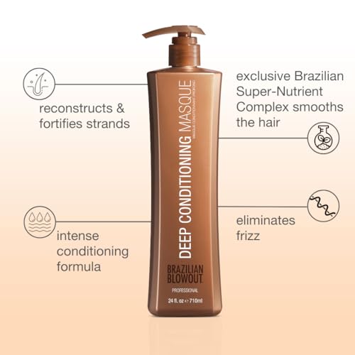 Aplicación de la mascarilla Brazilian Blowout en cabello húmedo para nutrición intensa