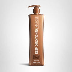 Brillo sedoso tras enjuague con la mascarilla Brazilian Blowout
