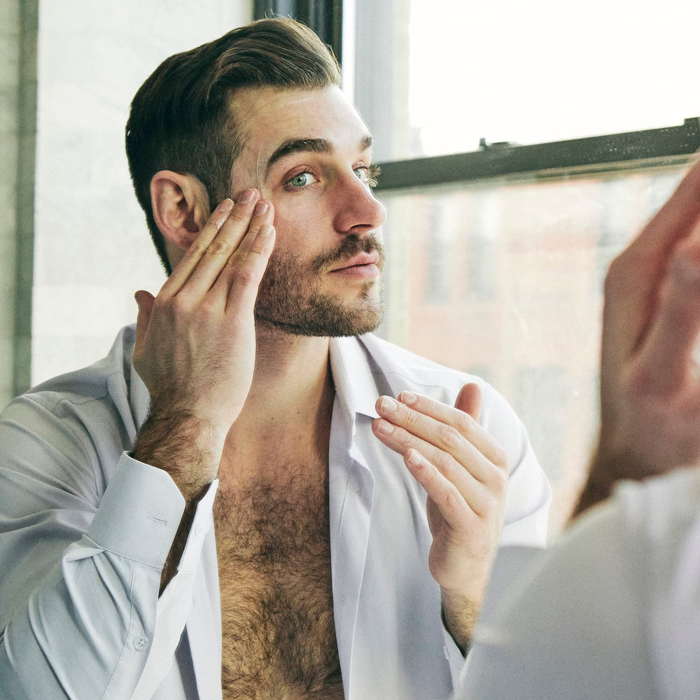 Brickell Defensa Kit Rutina Antiage: cuidado completo para piel masculina.