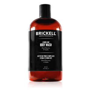Brickell Invigorating Body Wash: botella de ducha con aroma cítrico que revitaliza la piel
