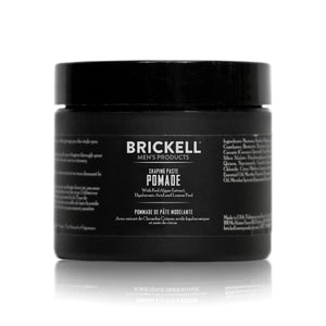 Brickell pasta-modeladora envase: define el peinado con textura suave.