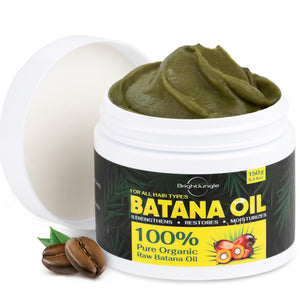 BRIGHTJUNGLE Batana Aceite Crudo en botella, puro y orgánico para cabello sano.