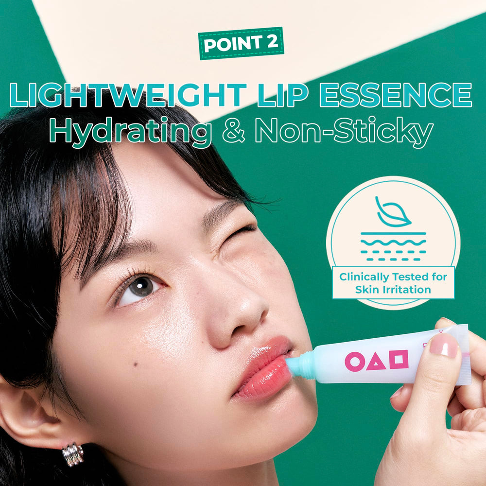 Aplicación diaria de BRING GREEN Lip Essence para labios hidratados