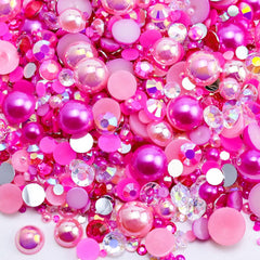 Briskbloom mezcla de perlas y cristales 2–10 mm para manualidades brillantes