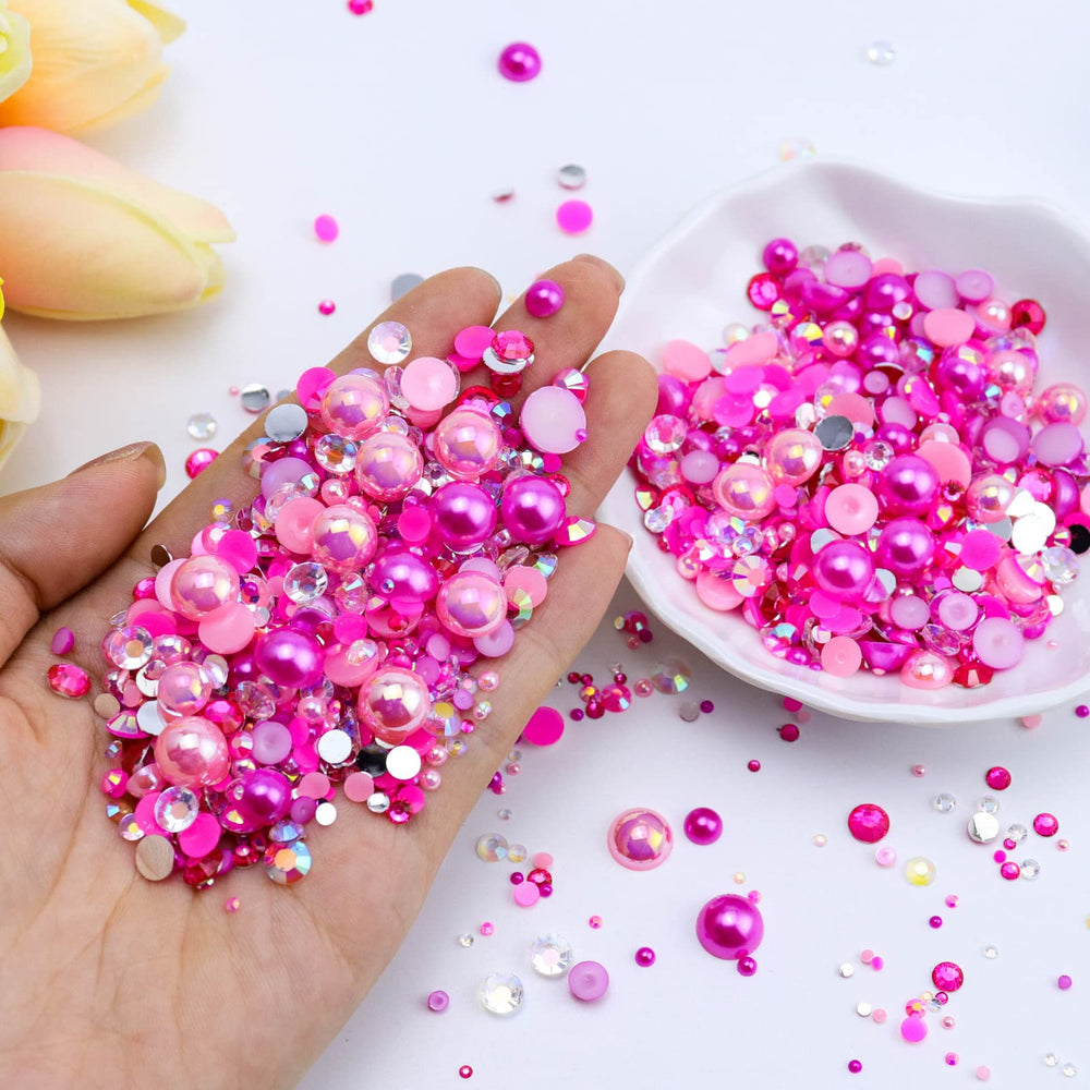 Briskbloom perlas variadas en diferentes tamaños para diseños creativos en uñas y arte