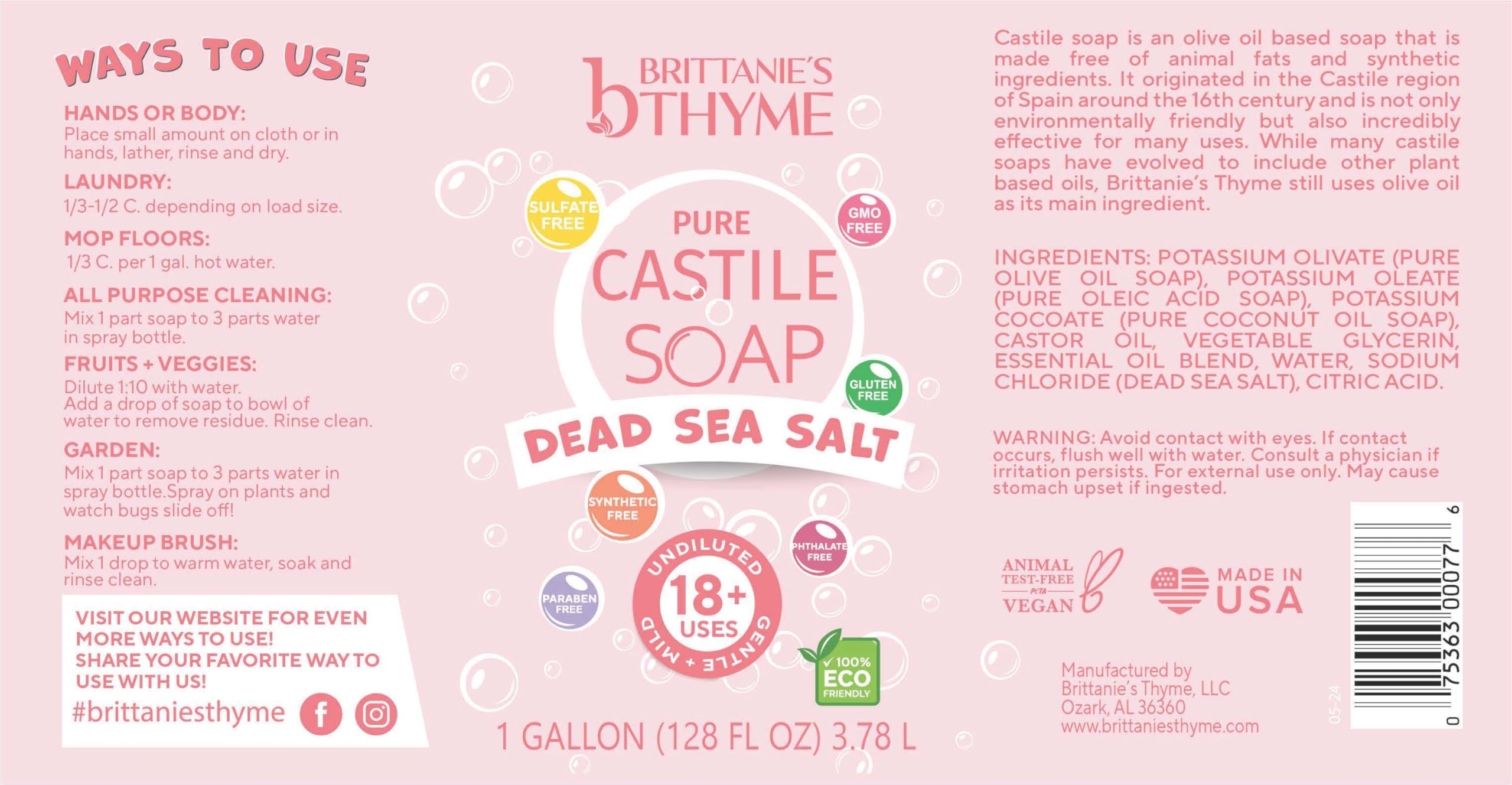 Brittanie's Thyme cuidado de mascotas y lavado de ropa con eficacia suave.