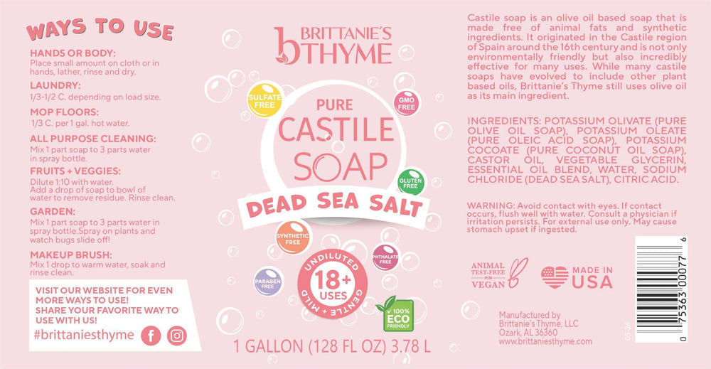 Brittanie's Thyme cuidado de mascotas y lavado de ropa con eficacia suave.