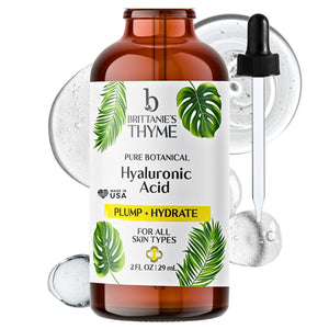 Brittanie’s Thyme Serum: equilibrio en la botella para hidratación constante.
