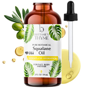 Brittanie’s Thyme Esqualano: botella de aplicación suave para hidratación ligera