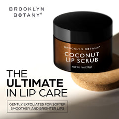 Brooklyn Botany Brillo labial natural tras la exfoliacion.