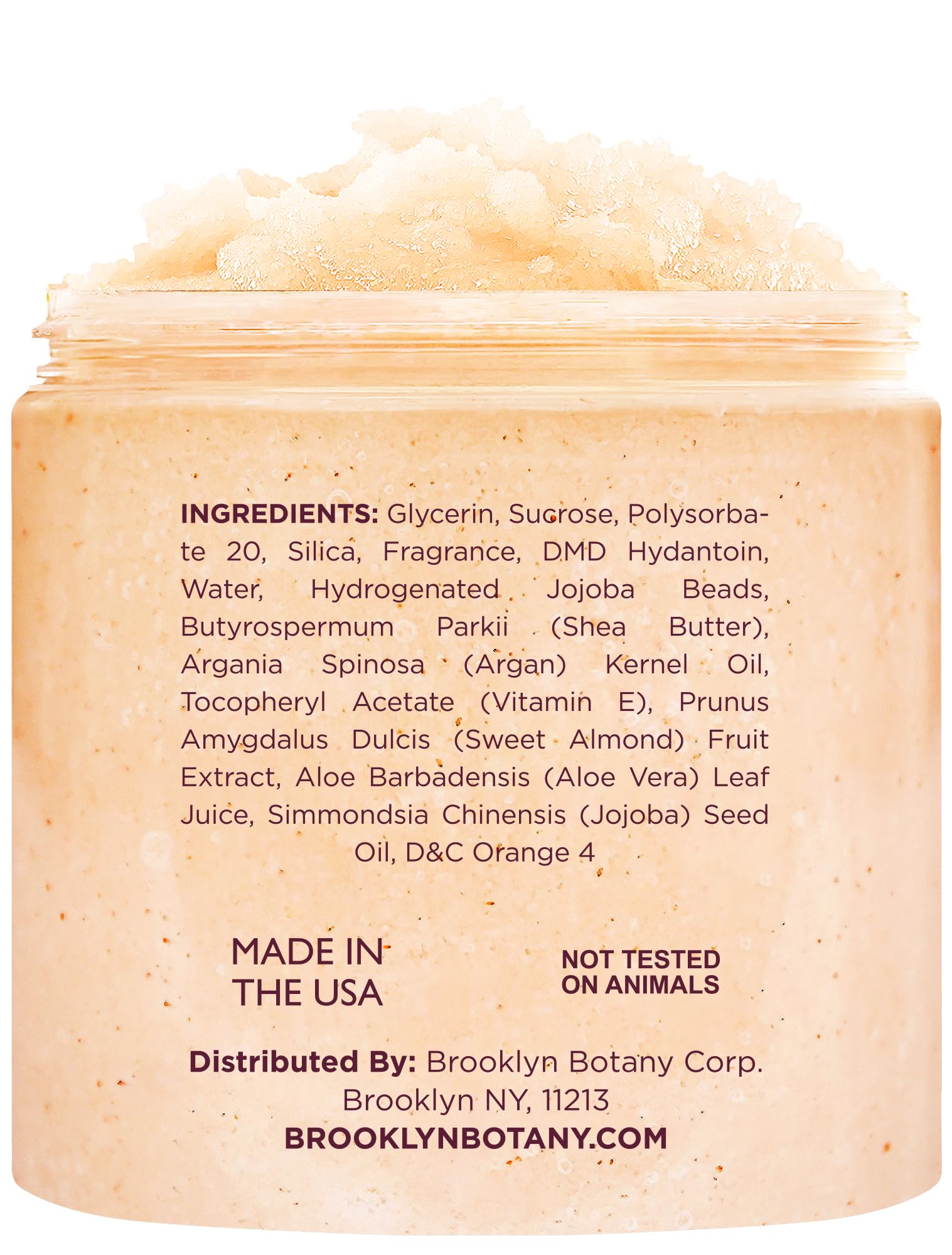 Brooklyn Botany Scrub, perlas de jojoba que exfolian suavemente la piel.