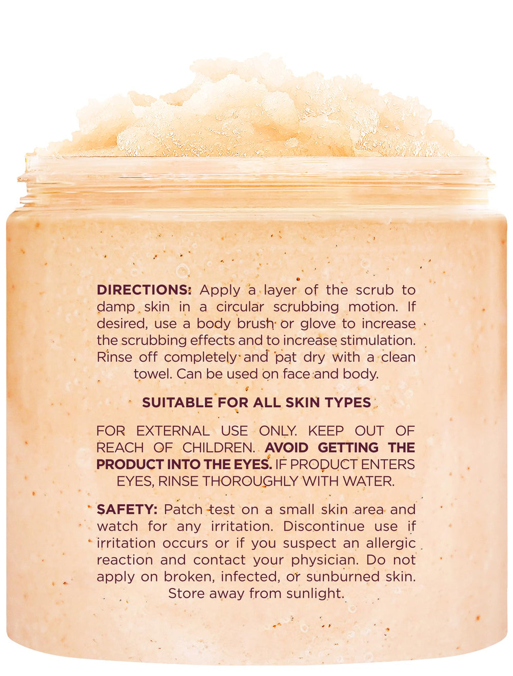 Brooklyn Botany Scrub, textura pegajosa que se activa con agua.