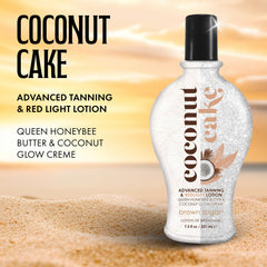 Textura cremosa de Brown Sugar Coconut Cake para aplicación suave