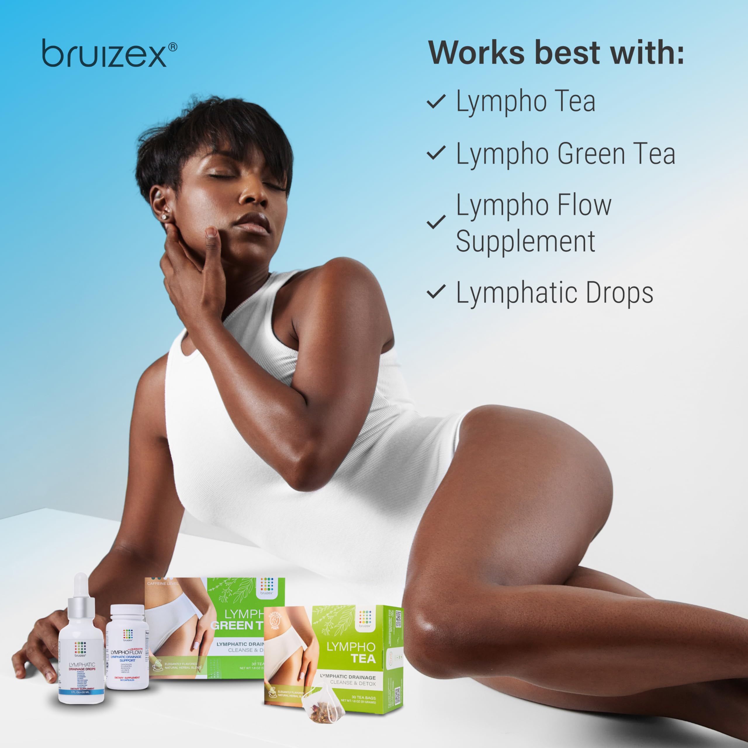 Bruizex envase práctico con etiqueta clara de ingredientes naturales.