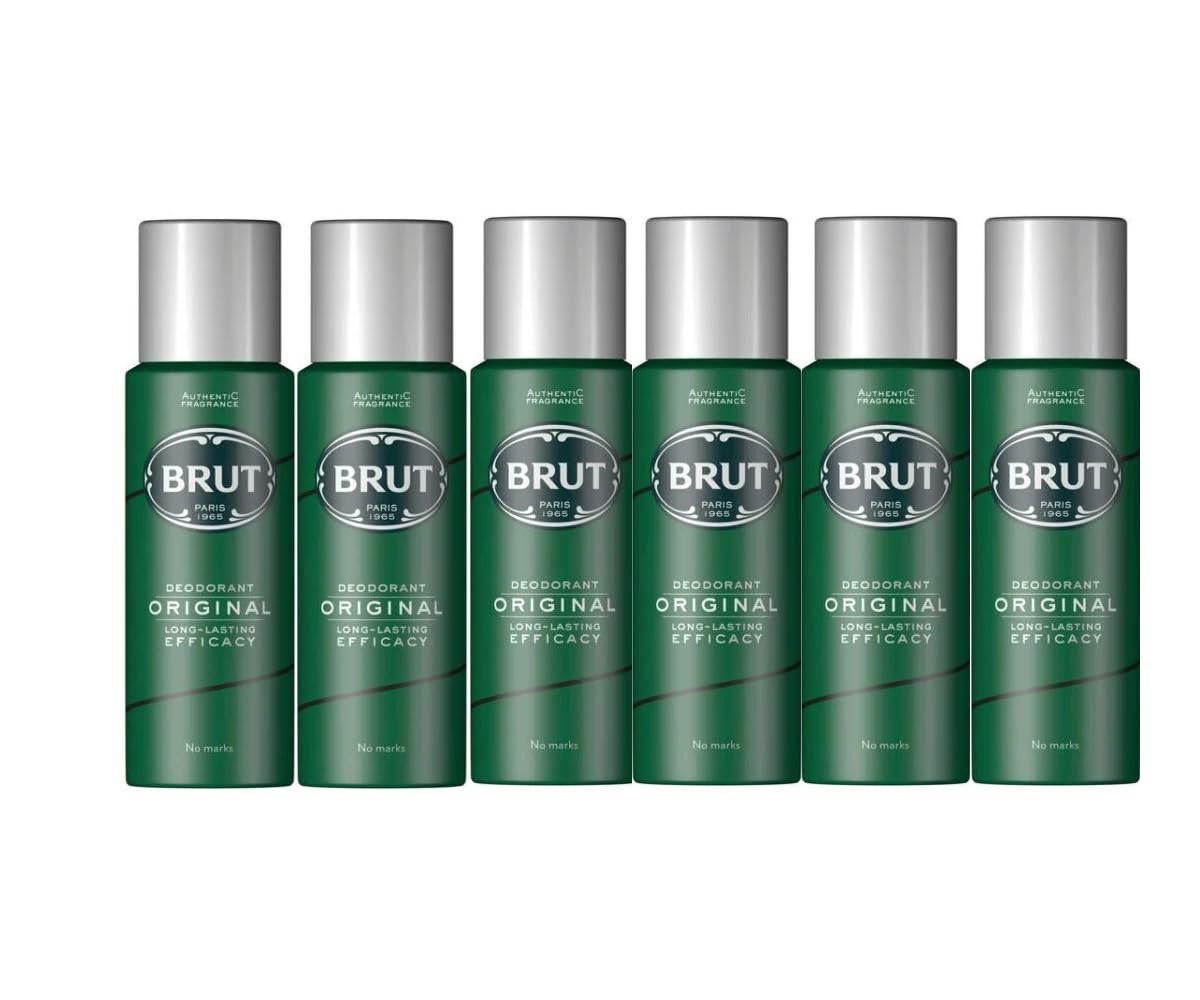 Brut Original desodorante en frasco de 200 ml, aroma fresco para uso diario.