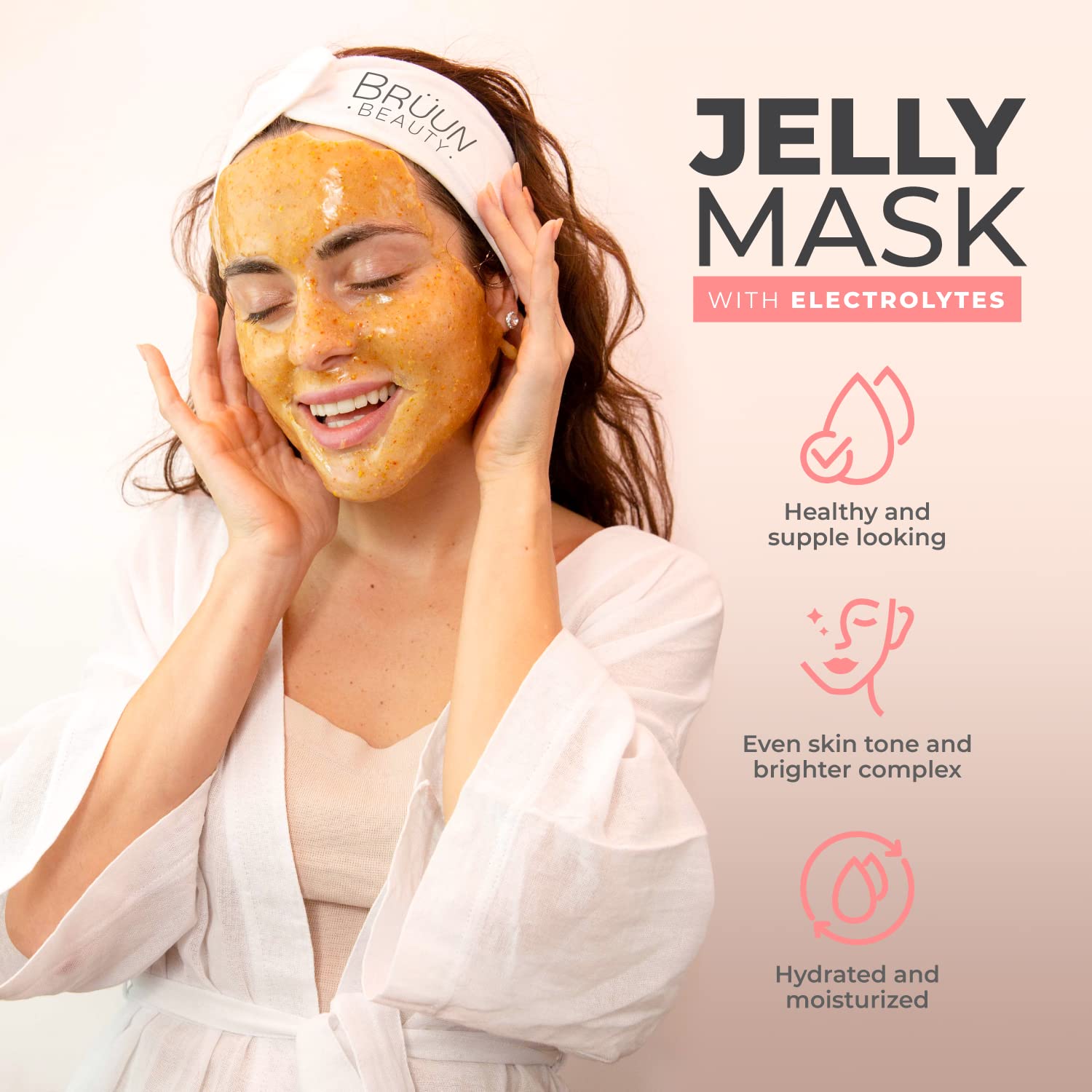 BRÜUN mascarilla jelly para cuidado corporal en piernas y más