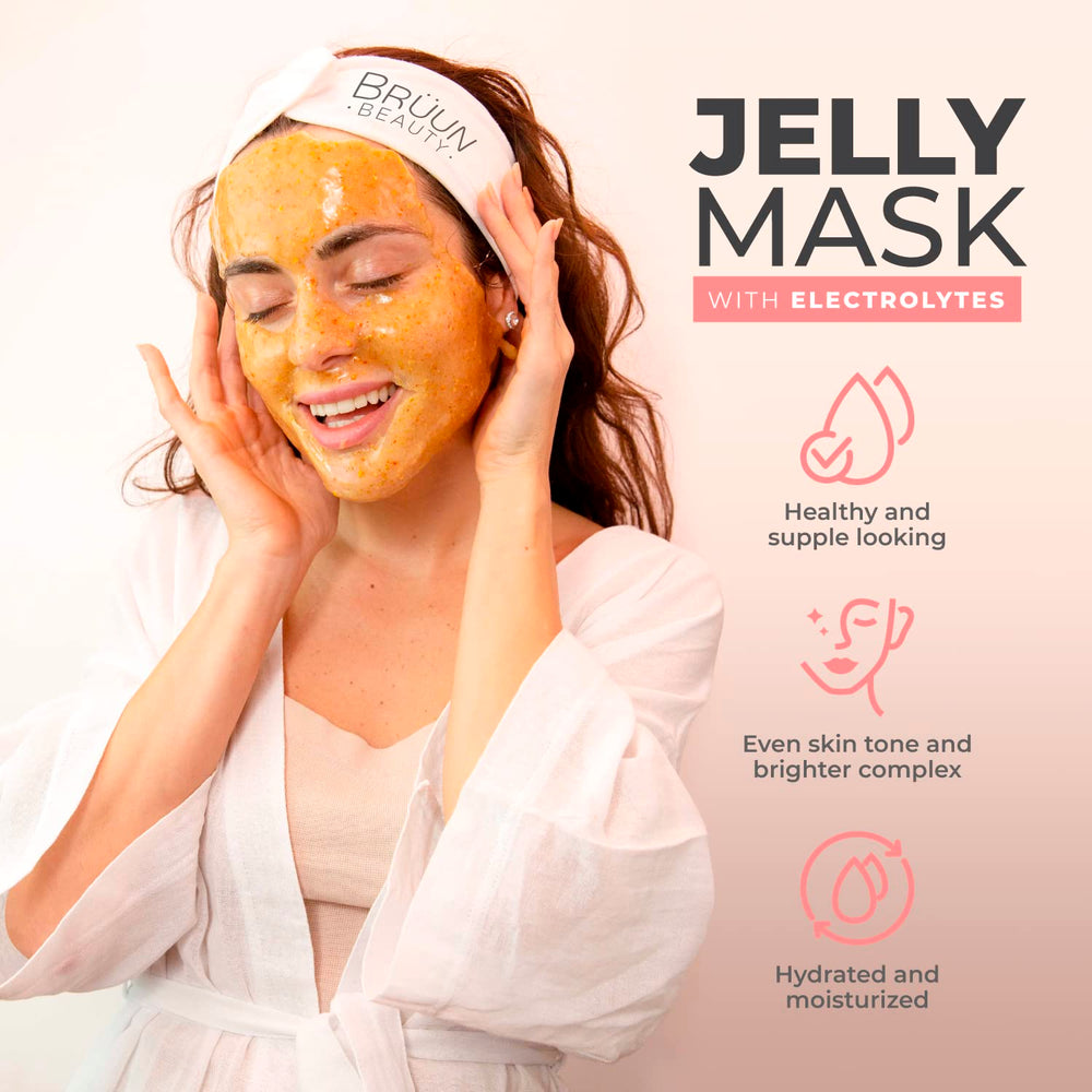 BRÜUN mascarilla jelly para cuidado corporal en piernas y más