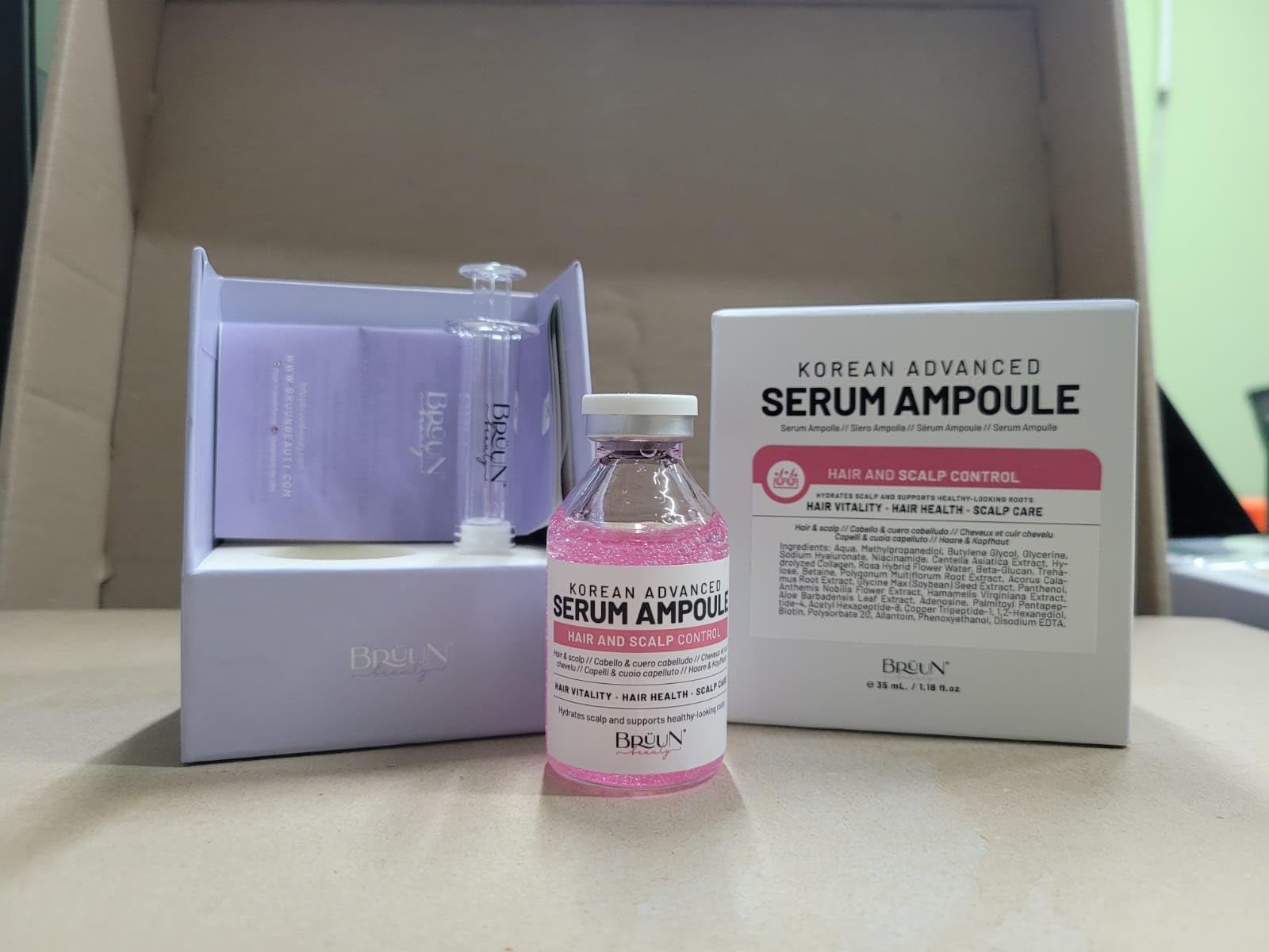 BRÜUN HS cuidado-cabello: nutricion profunda para zonas sensibles.
