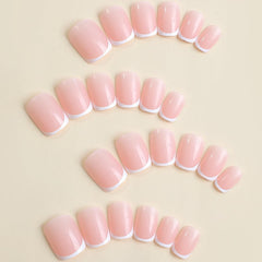 BSBTBZ conjunto 24 piezas Frances, ideal para uñas cortas y elegantes.