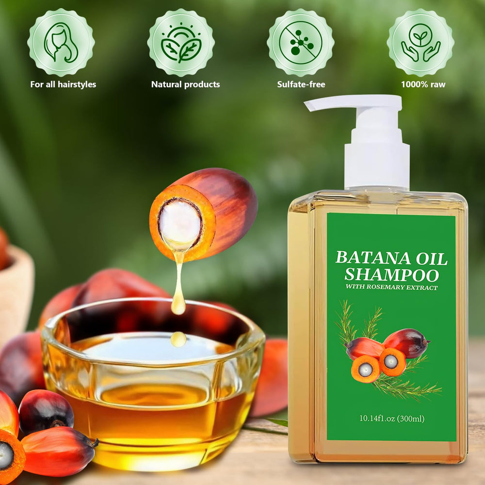 BSMAX champú batana aceite, enfoque regenera cabello, brillo natural