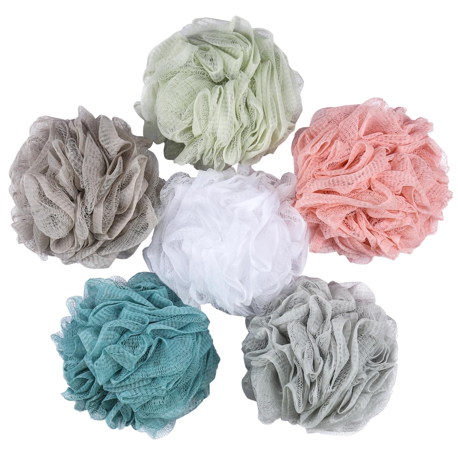 BTYMS lufa de ducha exfoliante de 60 g para exfoliar suavemente la piel.