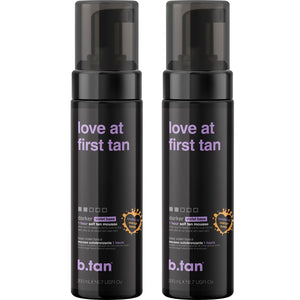 BTAN Mousse Autobronceadora Violeta: envase y tono uniforme