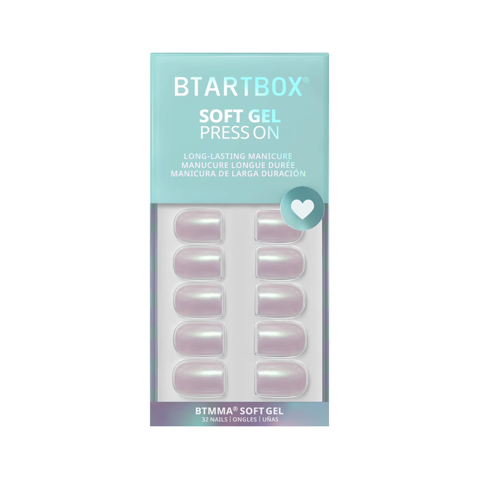 BTArtbox conjunto 32 uñas con guía, para un estilo inmediato.