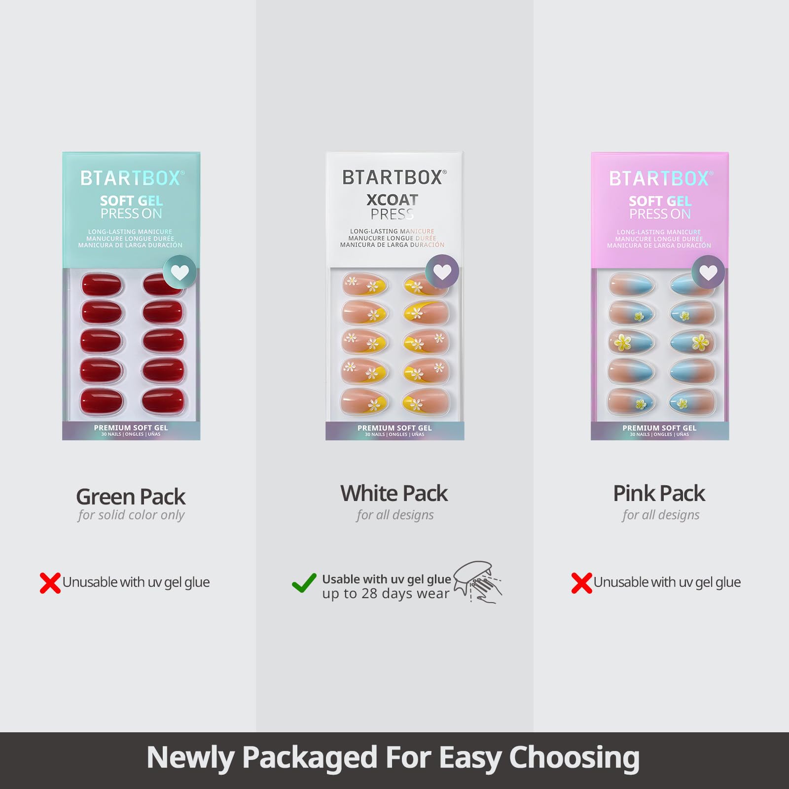 BTArtbox material BTMMA suave y flexible para un aspecto natural.