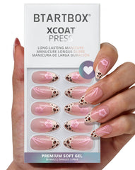 BTArtbox uñas pegables almendra Wild Bloomery: cambio rápido de estilo en casa.