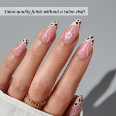 BTArtbox uñas diseño rosa leopard: estilo atrevido para cualquier ocasión.