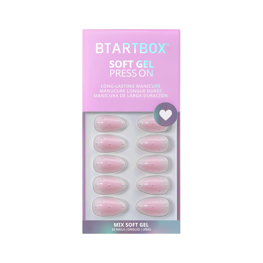 BTArtbox estuche elegante para guardar el kit de uñas Short Shy Metal