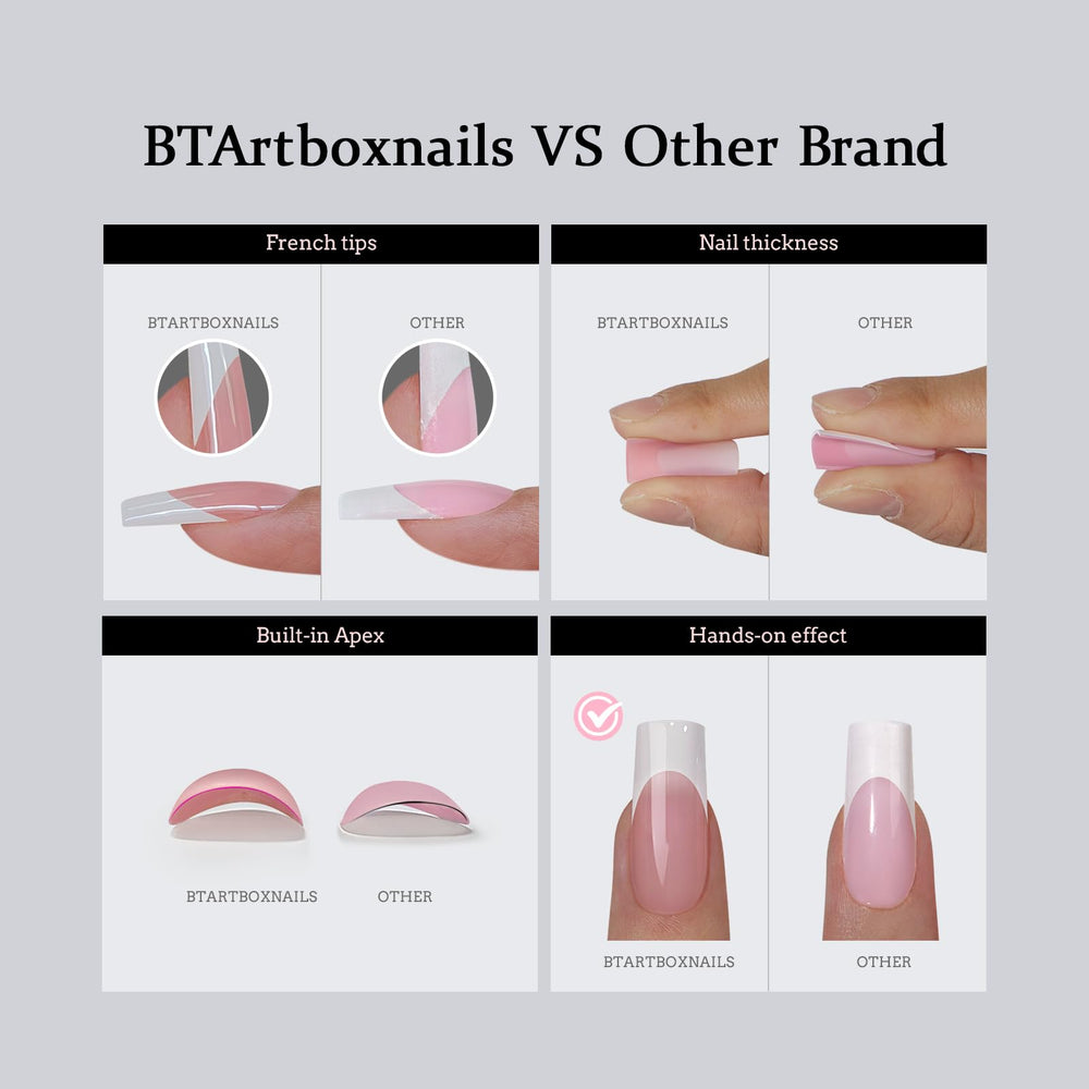 BTArtboxnails Contorno natural: ajuste al borde de la cuticula.