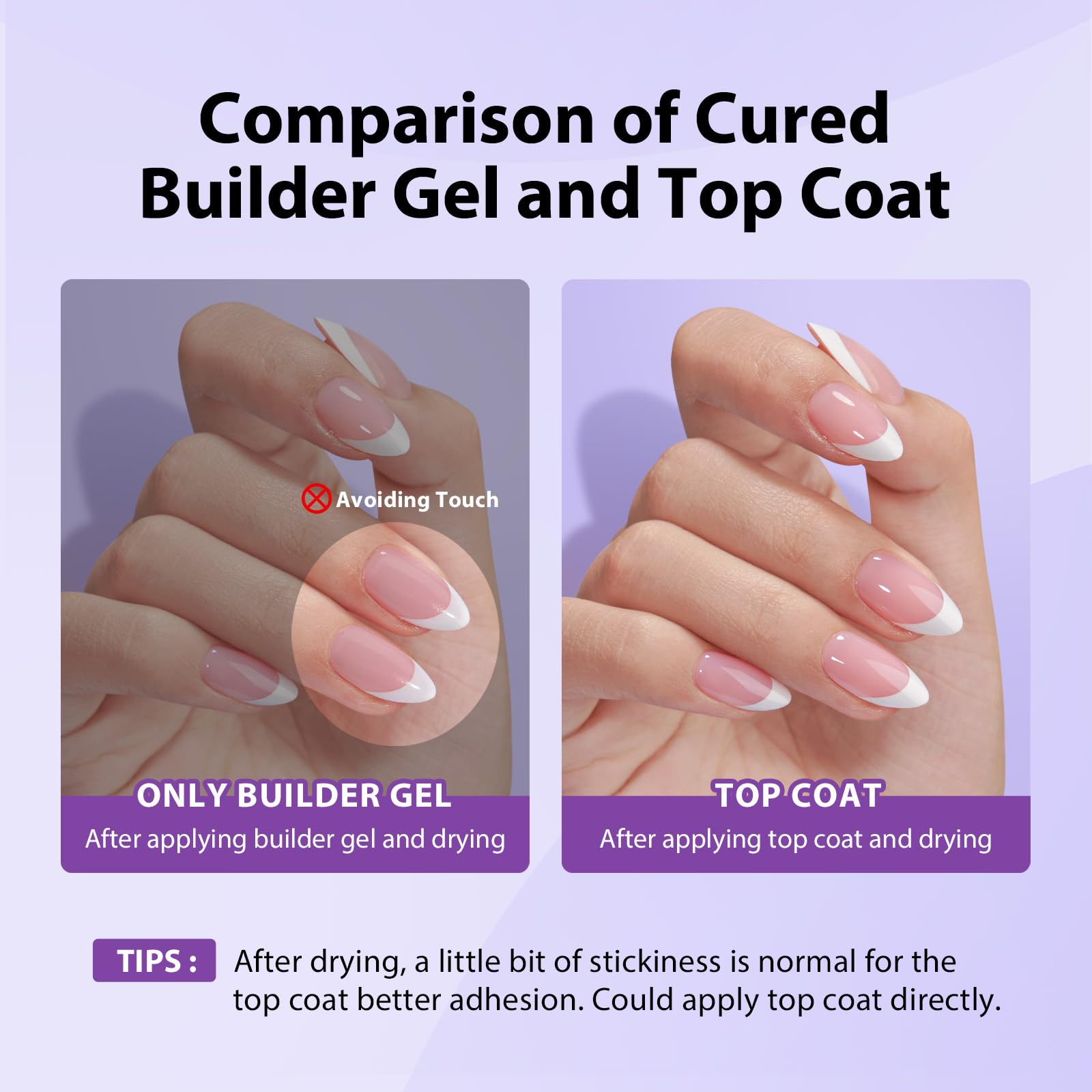 BTArtboxnails XCOATTIPS curado UV 45-60 segundos