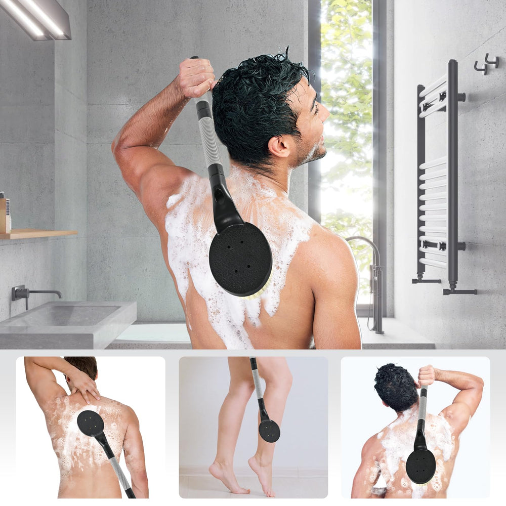 BTideas cepillo espalda alcance amplio, cubre espalda y piernas con comodidad