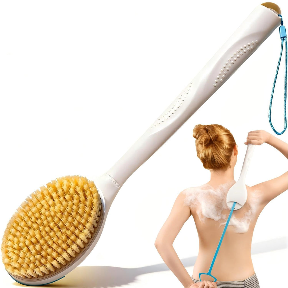 BUBBLEDANCE cepillo espalda extensor con mango para mayor alcance y comodidad