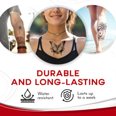 BubblePop! Colores brillantes en tatuajes temporales para uso diario