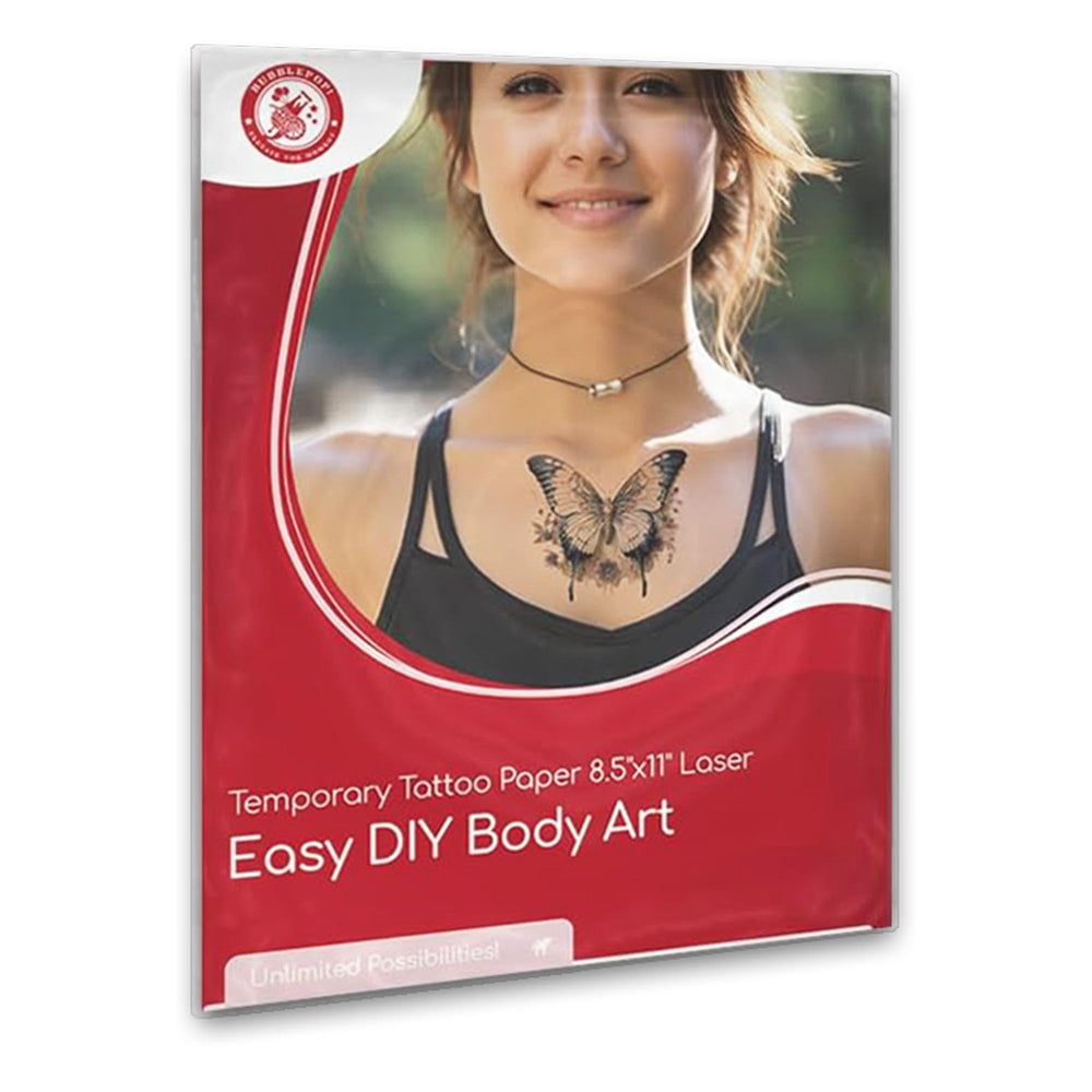 BubblePop! Tatuaje imprimible en láser para diseños personalizados en casa