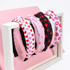Budsmile valentines headbands elástico cómodo sin dejar marcas