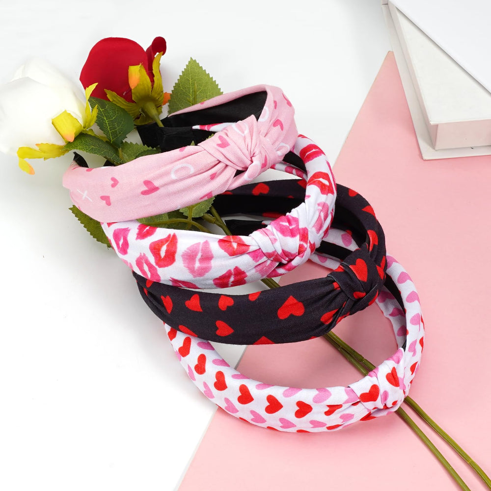 Budsmile valentines headbands nudo ancho para varios peinados estables
